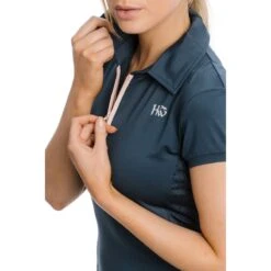 Horseware Women's Orla Technical Polo - Navy -Kensington Shop 303394 800 800