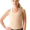 Cheata Women's Trotter Tank W/ Built In Sports Bra - Nude/Nude