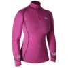 Woof Wear Women's Performance Quarter Zip Riding Shirt - Berry