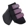 Weatherbeeta Single Lock Brushing Boots - Black/Purple Penant
