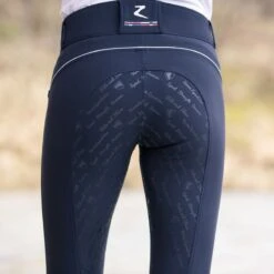 Horze Women's Nordic Performance Full Seat Breeches - Peacoat Dark Blue -Kensington Shop 308046 800 800