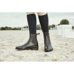 Dublin Women's Evolution Double Zip Front Paddock Boots - Black -Kensington Shop 308273 800 800