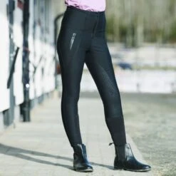 Horze Women's Lydia Full Seat Breeches - Black 8 Horze Women's Lydia Full Seat Breeches - Black -Kensington Shop 310151 800 800