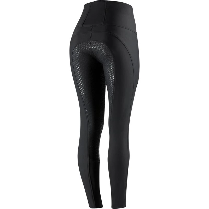 Horze Women's Lydia Full Seat Breeches - Black 6 Horze Women's Lydia Full Seat Breeches - Black - Image 6