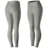 Horze Women's Juliet HyPer Flex Full Seat Tights - Steel Grey