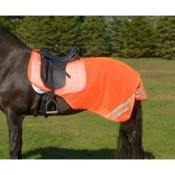 Shires Equi-Flector Mesh Exercise Sheet - Orange