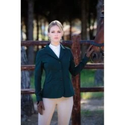 Horseware Women's Competition Jacket - Forest Green -Kensington Shop 313410 800 800