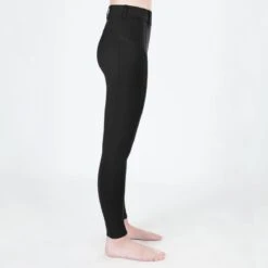 Irideon Kids' Bending Line Knee Patch Tights - Black