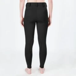 Irideon Kids' Bending Line Knee Patch Tights - Black -Kensington Shop 314985 800 800