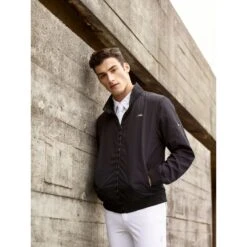 Alessandro Albanese Men's Packable Light Jacket - Black -Kensington Shop 315401 800 800