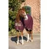 Amigo Polyester Stable Sheet - Fig/Navy/Tan