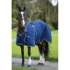Rambo Optimo Stable Sheet - Navy/Beige/Blue/Navy