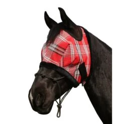 Kensington Fly Mask W/Plush Fleece Trim - Deluxe Red -Kensington Shop 322047 800 800
