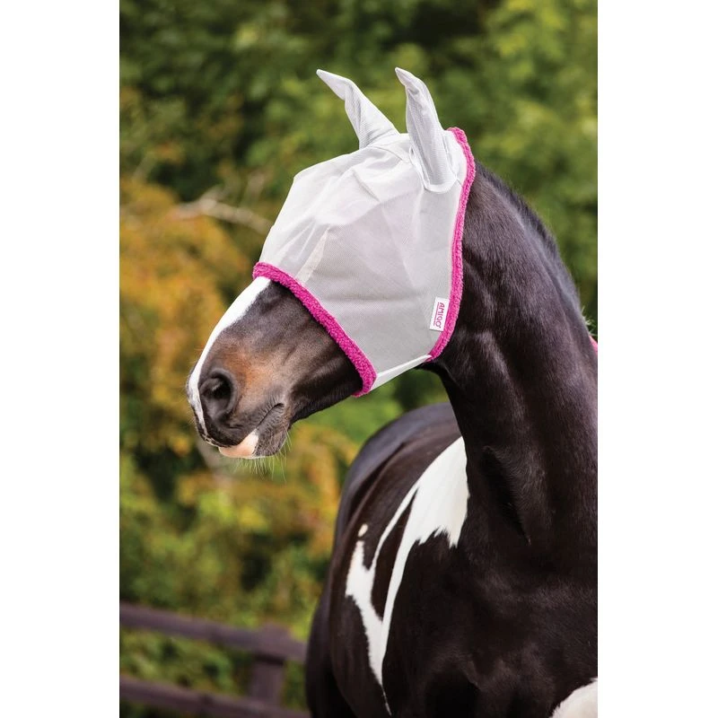 Amigo Fly Mask - Silver/Purple 1 Amigo Fly Mask - Silver/Purple