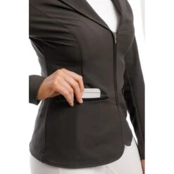 Horseware Women's Flow2 Tech Competition Jacket - Dark Grey -Kensington Shop 327856 800 800