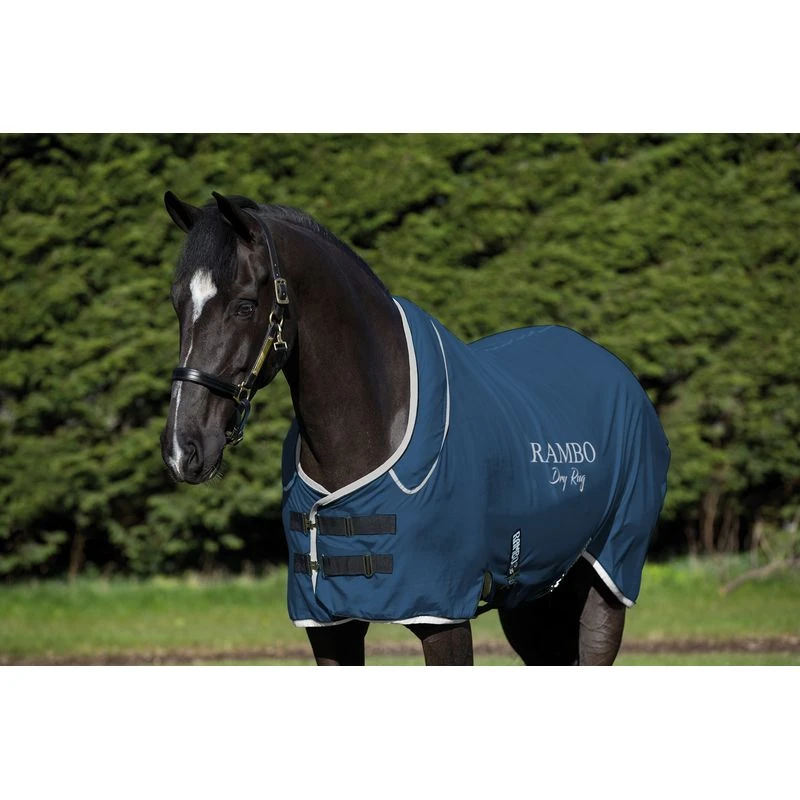 Rambo Dry Rug Supreme Cooler - Navy/Silver 1 Rambo Dry Rug Supreme Cooler - Navy/Silver
