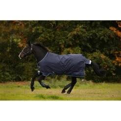 Amigo Bravo 12 Turnout W/Leg Arches 250g - Navy/Blue/Strong Blue/Black