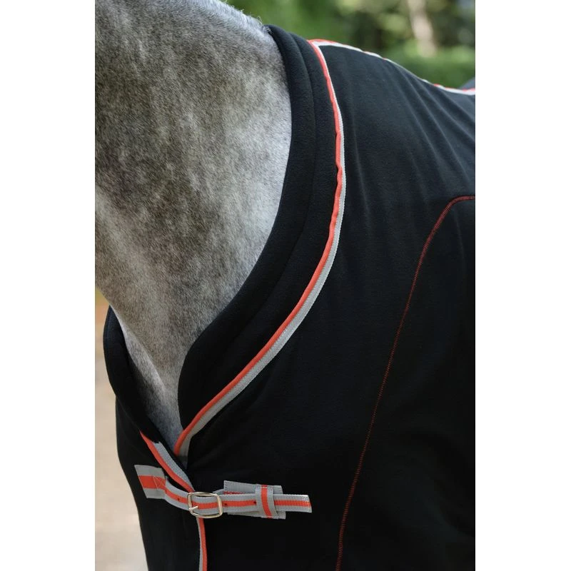 Weatherbeeta Therapy-Tec Fleece Standard Neck - Black/Silver/Red 2 Weatherbeeta Therapy-Tec Fleece Standard Neck - Black/Silver/Red - Image 2