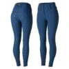 Horze Women's Desiree High Waist Full Seat Breeches - Night Dark Blue