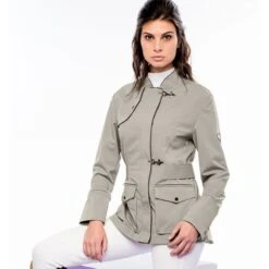 Alessandro Albanese Women's Imperia Waterproof Jacket - Taupe -Kensington Shop 351810 800 800