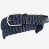 Ovation Women's Braided Stretch Belt - Black/Grey