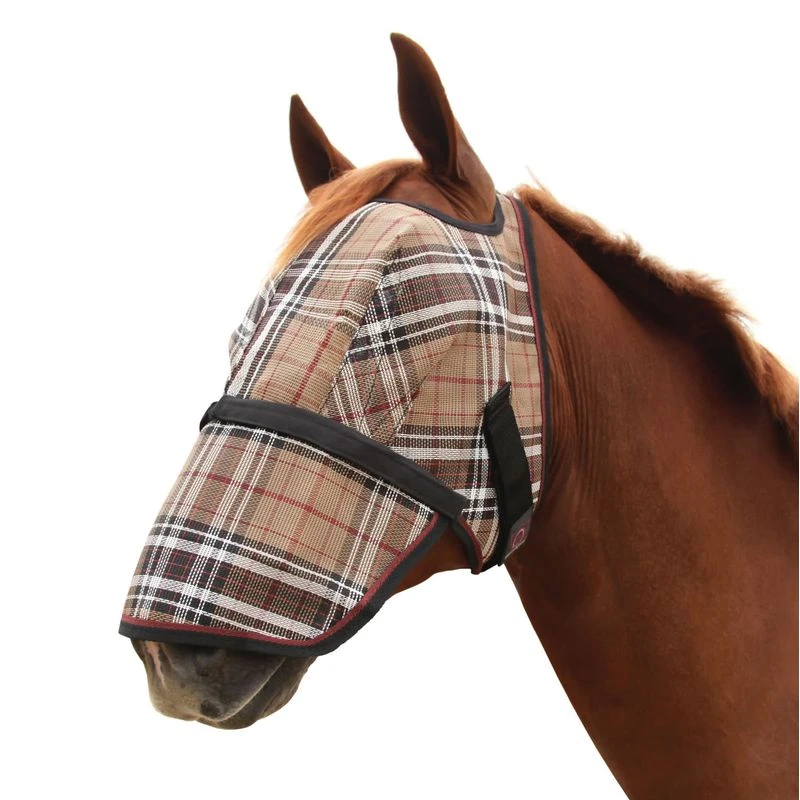 Kensington Signature Fly Mask W/Removable Nose - Deluxe Black 2 Kensington Signature Fly Mask W/Removable Nose - Deluxe Black - Image 2