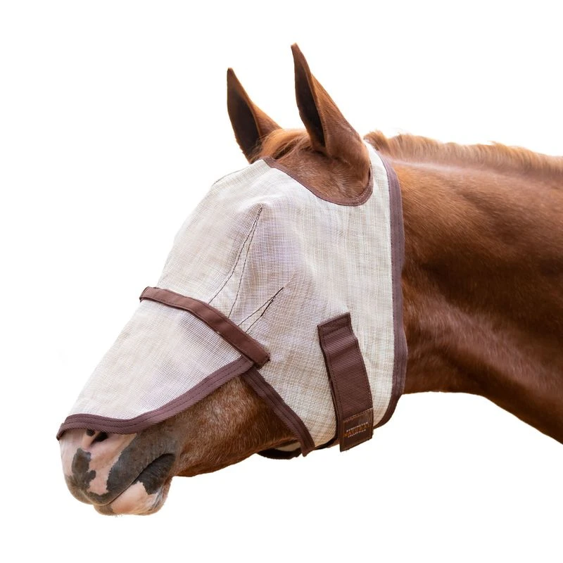 Kensington Signature Fly Mask W/Removable Nose - Tan 2 Kensington Signature Fly Mask W/Removable Nose - Tan - Image 2