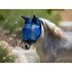 Kensington Mini Fly Mask W/Ears & Fleece Trim - Kentucky Blue