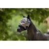 Kensington Pony Fly Mask W/Ears & Fleece Trim - Deluxe Black