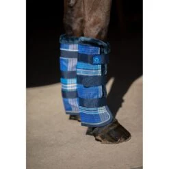 Kensington Protective Fly Boots W/Fleece Trim - Kentucky Blue