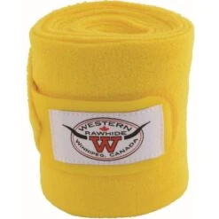 Western Rawhide Anti-Pilling Polo Wraps - Yellow