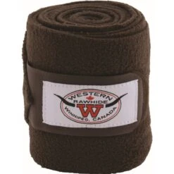 Western Rawhide Anti-Pilling Polo Wraps - Brown