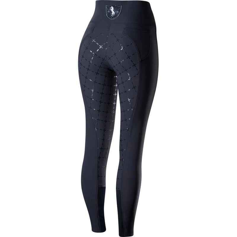 Horze Women's Desiree Full Seat Breeches - Dark Navy 3 Horze Women's Desiree Full Seat Breeches - Dark Navy - Image 3