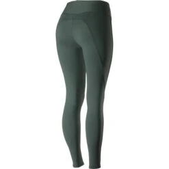 Horze Women's Juliet HyPer Flex Knee Patch Tights - Midnight Green -Kensington Shop 361797 800 800