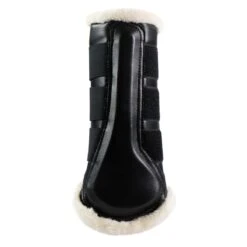 Horze Wilton Fleece Lined Brushing Boots - Black -Kensington Shop 362020 800 800