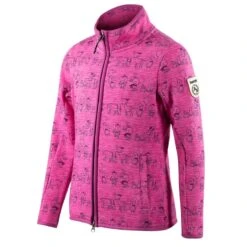 Horze Kids' Cheryl College Jacket - Bougainvillaea Pink