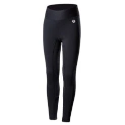 Horze Kids' Active Silicone Full Seat Winter Tights - Dark Navy -Kensington Shop 374590 800 800