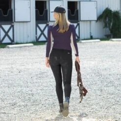 Horze Women's Grand Prix Full Seat Breeches - Black -Kensington Shop 376378 800 800