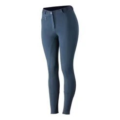 Horze Women's Active Full Seat Breeches - Peacoat Dark Blue -Kensington Shop 376465 800 800
