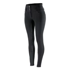 Horze Women's Tara Full Seat Breeches - Black -Kensington Shop 377109 800 800