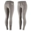 B Vertigo Women's Meghan Silicone Full Seat Breeches - Taupe Grey