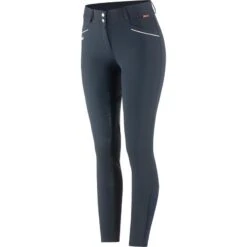 B Vertigo Women's Patricia Silicone Full Seat Breeches - Navy Dark Blue/White -Kensington Shop 380260 800 800