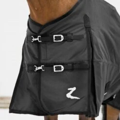 Horze Nevada Medium Weight Turnout Blanket - Black -Kensington Shop 382748 800 800