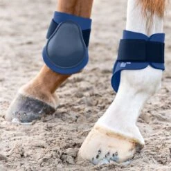 Horze Fetlock Boots - Dark Dark Blue -Kensington Shop 382980 800 800