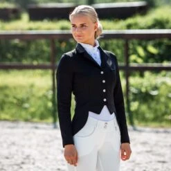 Horze Women's Carla Show Jacket - Black -Kensington Shop 386559 800 800