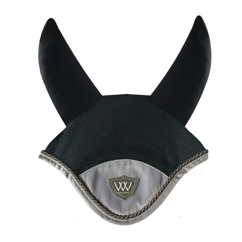 Woof Wear Vision Ergonomic Ear Net - Black/Brushed Steel 1 Woof Wear Vision Ergonomic Ear Net - Black/Brushed Steel