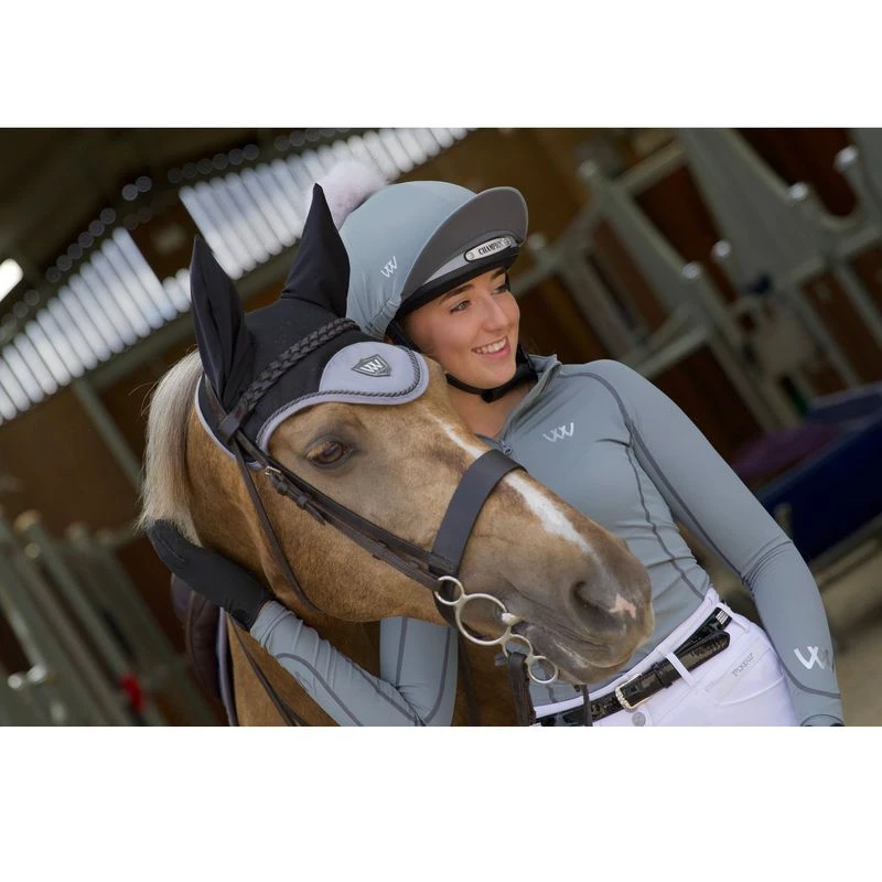 Woof Wear Vision Ergonomic Ear Net - Black/Brushed Steel 3 Woof Wear Vision Ergonomic Ear Net - Black/Brushed Steel - Image 3