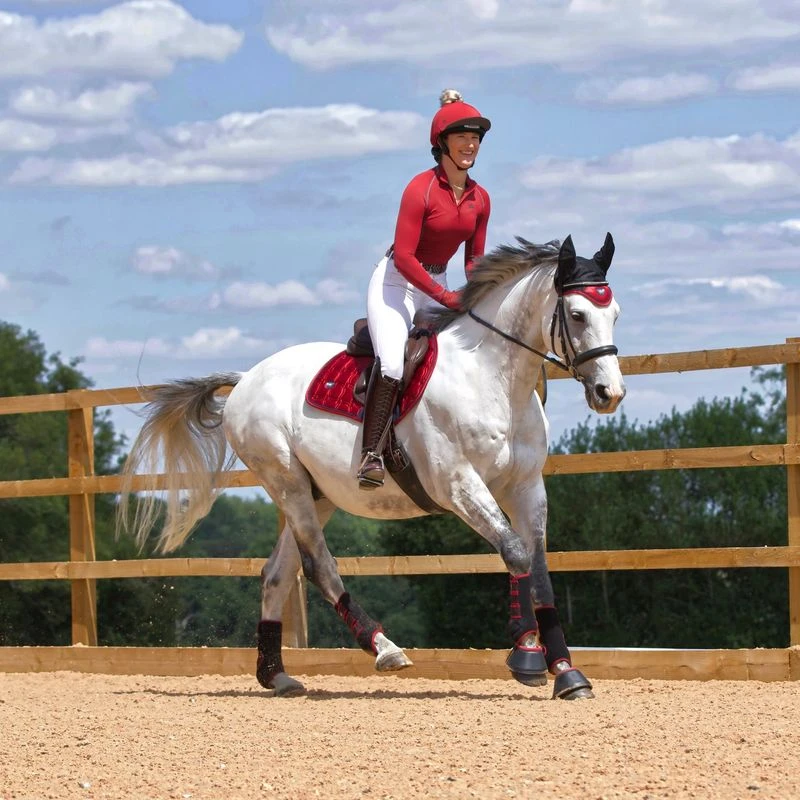 Woof Wear Pro Overreach Boot - Black/Shiraz 2 Woof Wear Pro Overreach Boot - Black/Shiraz - Image 2