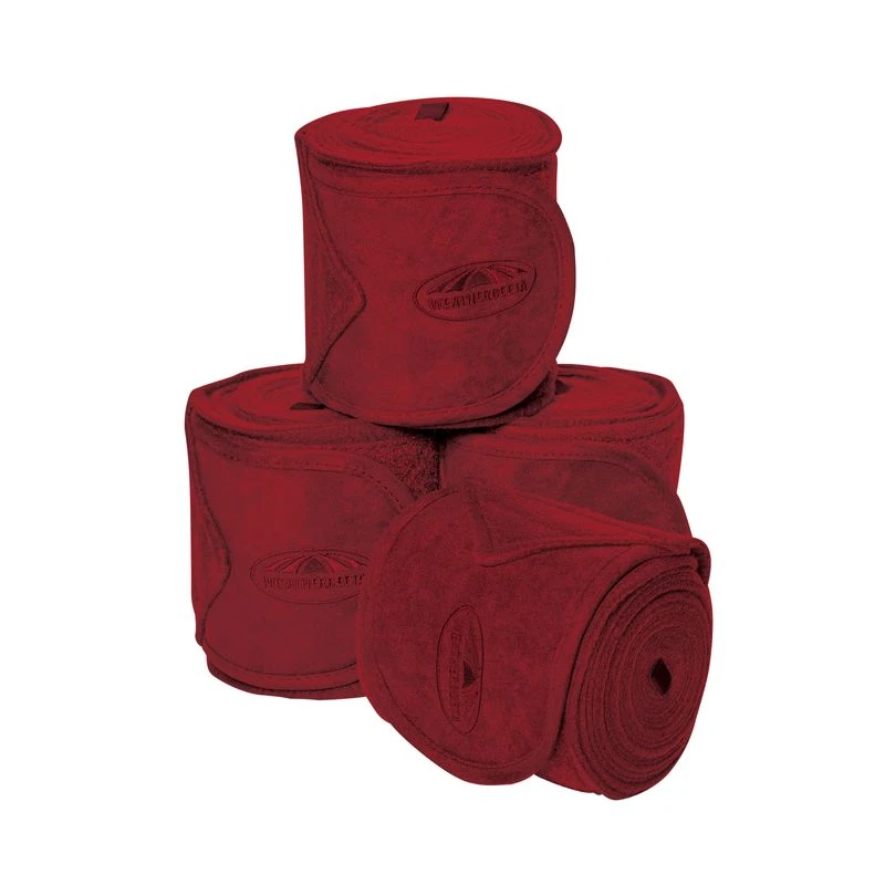 Weatherbeeta Fleece Bandage 4 Pack - Maroon 1 Weatherbeeta Fleece Bandage 4 Pack - Maroon