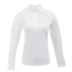 Ovation Women's Long Sleeve Elegance Show Shirt - White